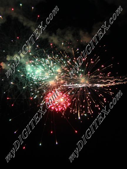 1x1 Fireworks Green-Red