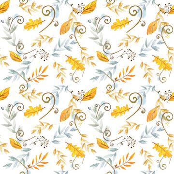 vintage_autumn_floral_tossed_white_bkgd