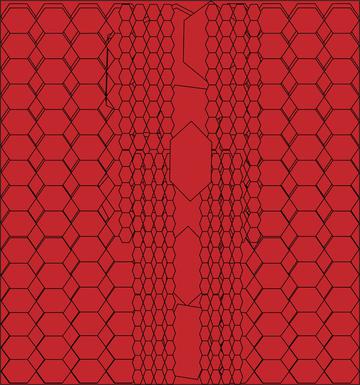 Snake Skin Red