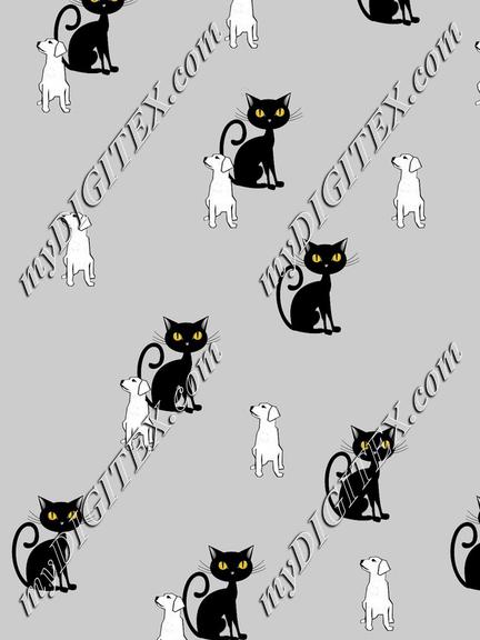Cats & Dogs Pattern