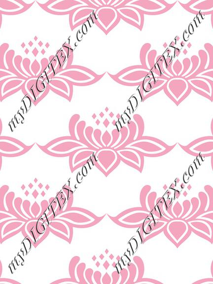 Lace damask flower baroque victorian style