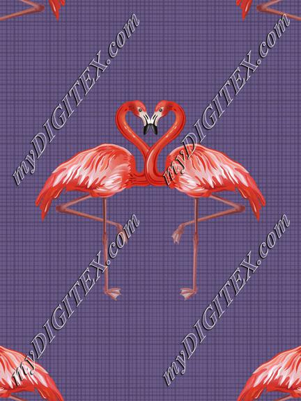 Flamingo Lovers Linen Look