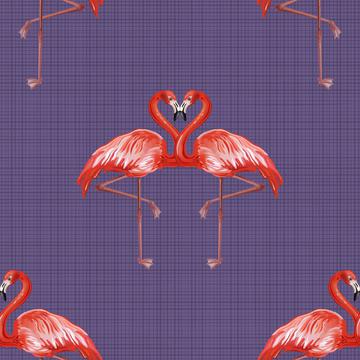 Flamingo Lovers Linen Look
