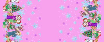Frozen Christmas Border