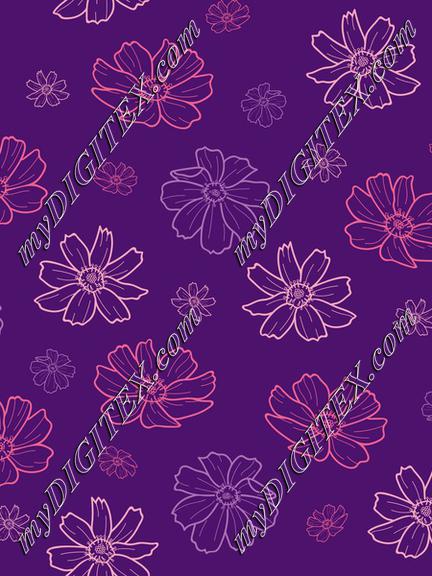cosmos flower outline_201102_0P36