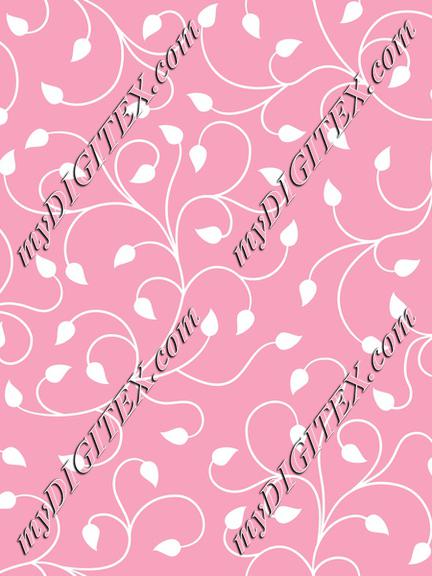 swirl leaves pattern pink_201102_HNWN
