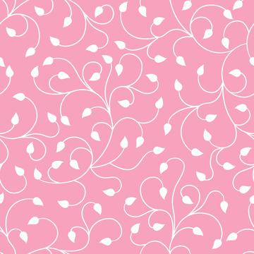 swirl leaves pattern pink_201102_HNWN