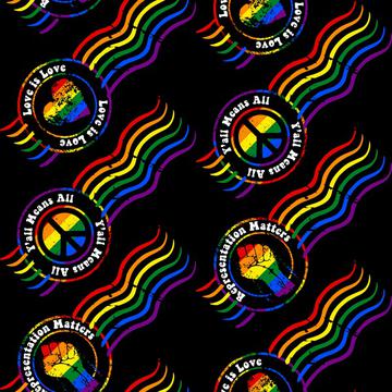 Pride Postmarks (diagonal)