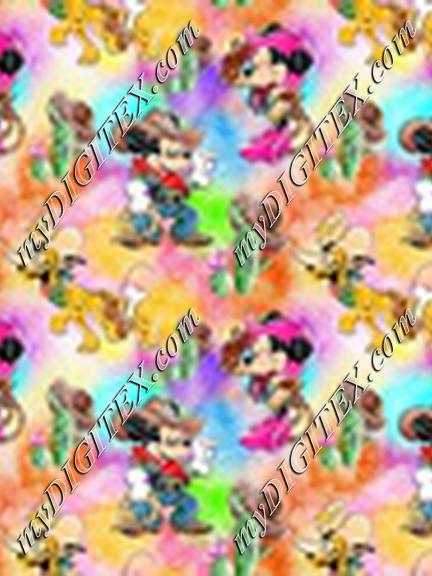 Minnie Mickey Cowboys Multi