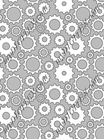 gears on grey background