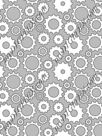 gears on grey background