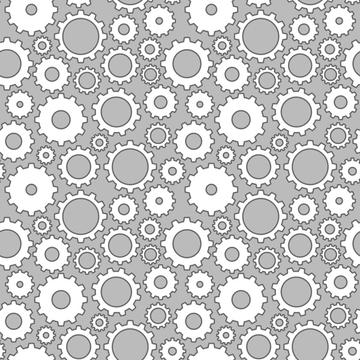 gears on grey background