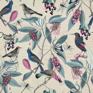 Nostalgic Bird Pattern