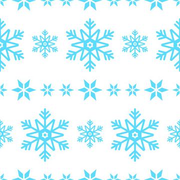 Snowflakes white
