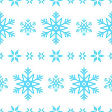 Snowflakes white