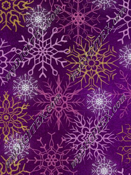 Snowflake purple