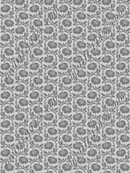 Soft Greys - Floral