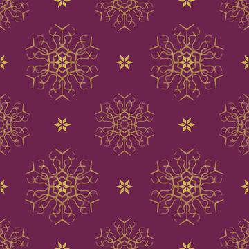 snowflake burgundy gold2