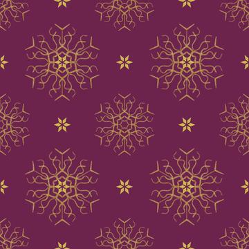 snowflake burgundy gold2