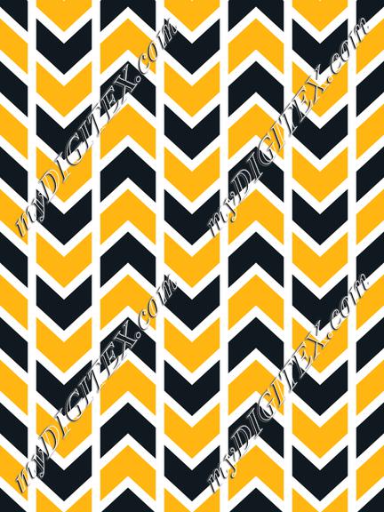 Pittsburgh Chevron Stripes