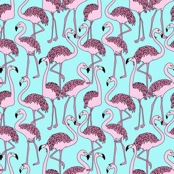 Flamingo pattern