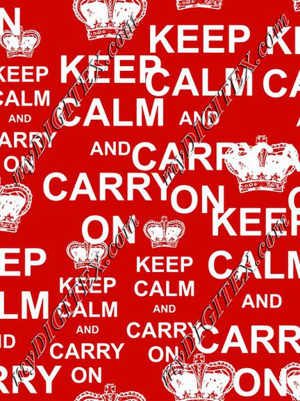 Keep calm and carry on