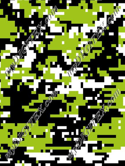 Chartreuse Digital Camo