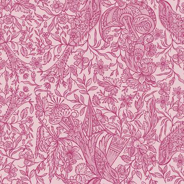 Vintage Flower Pattern Pink