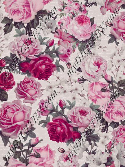 Vintage Roses Pastel Pink