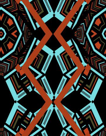 African geometric