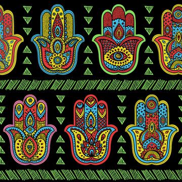 Hippie Love Hamsa