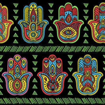 Hippie Love Hamsa