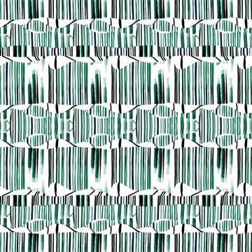 Abstract stripes olive green