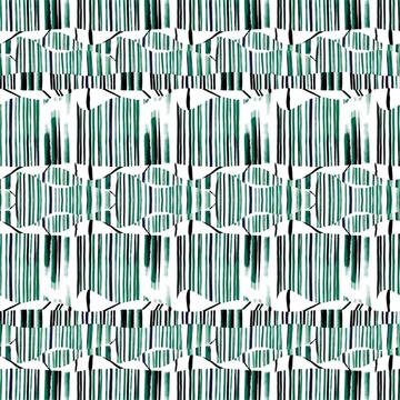 Abstract stripes olive green