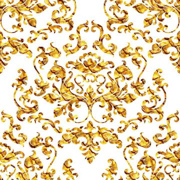 Damask Variations Gold Dragon (transparent)