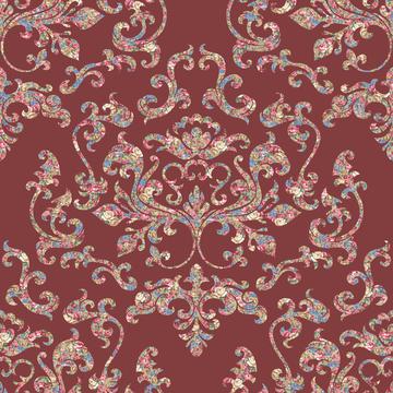 Damask Variations Tea Shoppe Carpet on 823E3F