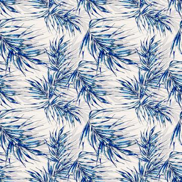 Classic blue leaves