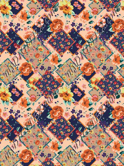 Geometric boho print