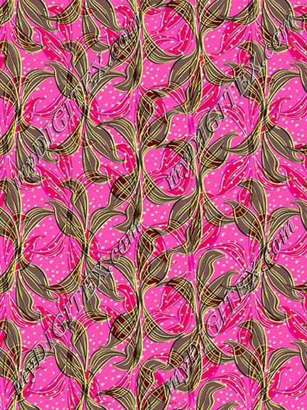 Leaves print tropical pink