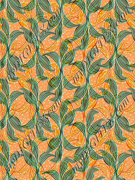 Tropical leaves print
