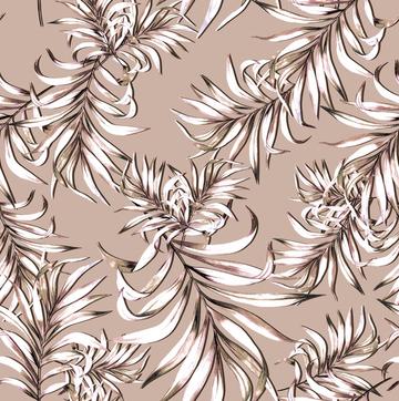 Tropical leaves print