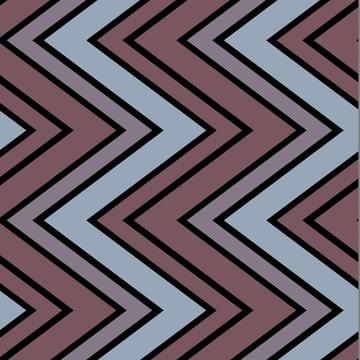 Blue and black zigzag