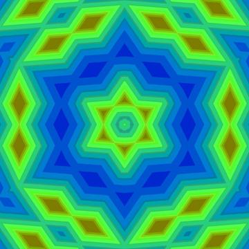 Neon glow stars