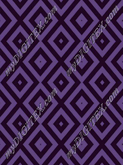 Purple and black geometric print