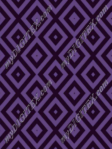 Purple and black geometric print