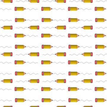 Pencil scrabble on white