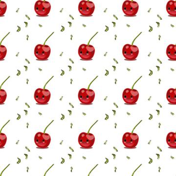 cherry fruit kawaii