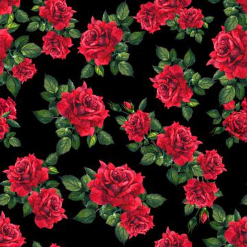 Classic roses print