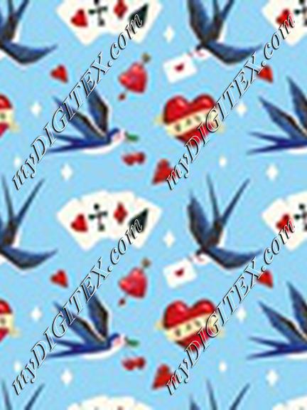 50s Sparrow Blue