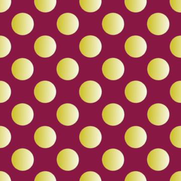 gold dots burgundy print